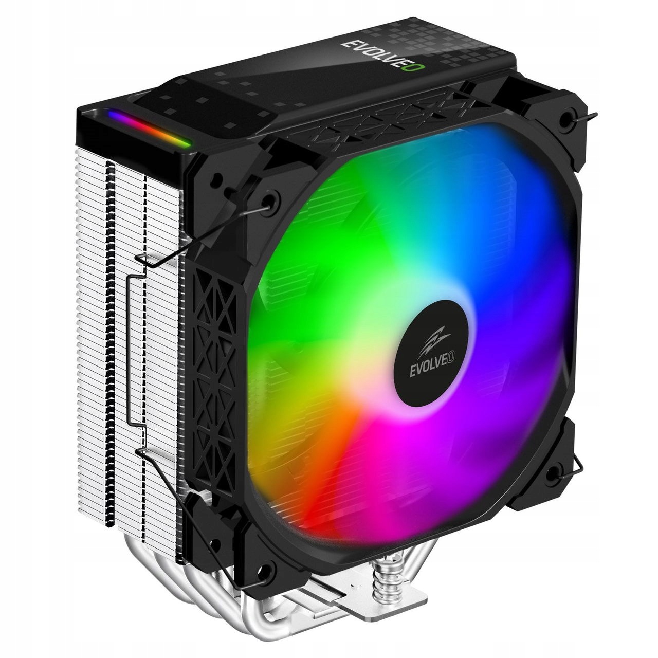 Evolveo QuietCool5, chłodnica Cpu, 6x heatpipe, czarny
