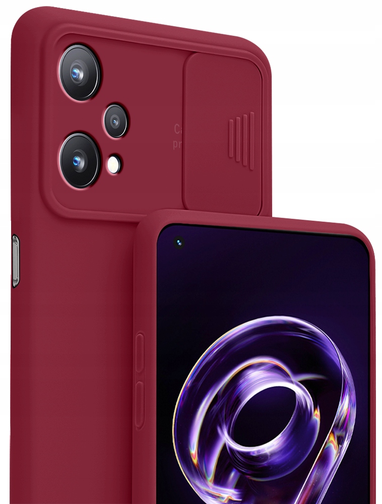 

Etui Silicone CamShield Szkło 9H do Realme 9 Pro
