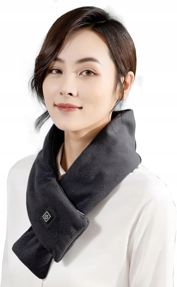 Hřejivý šátek s powerbankou Ohřívač Šála Nákrčník Zimní Dámská Pánská