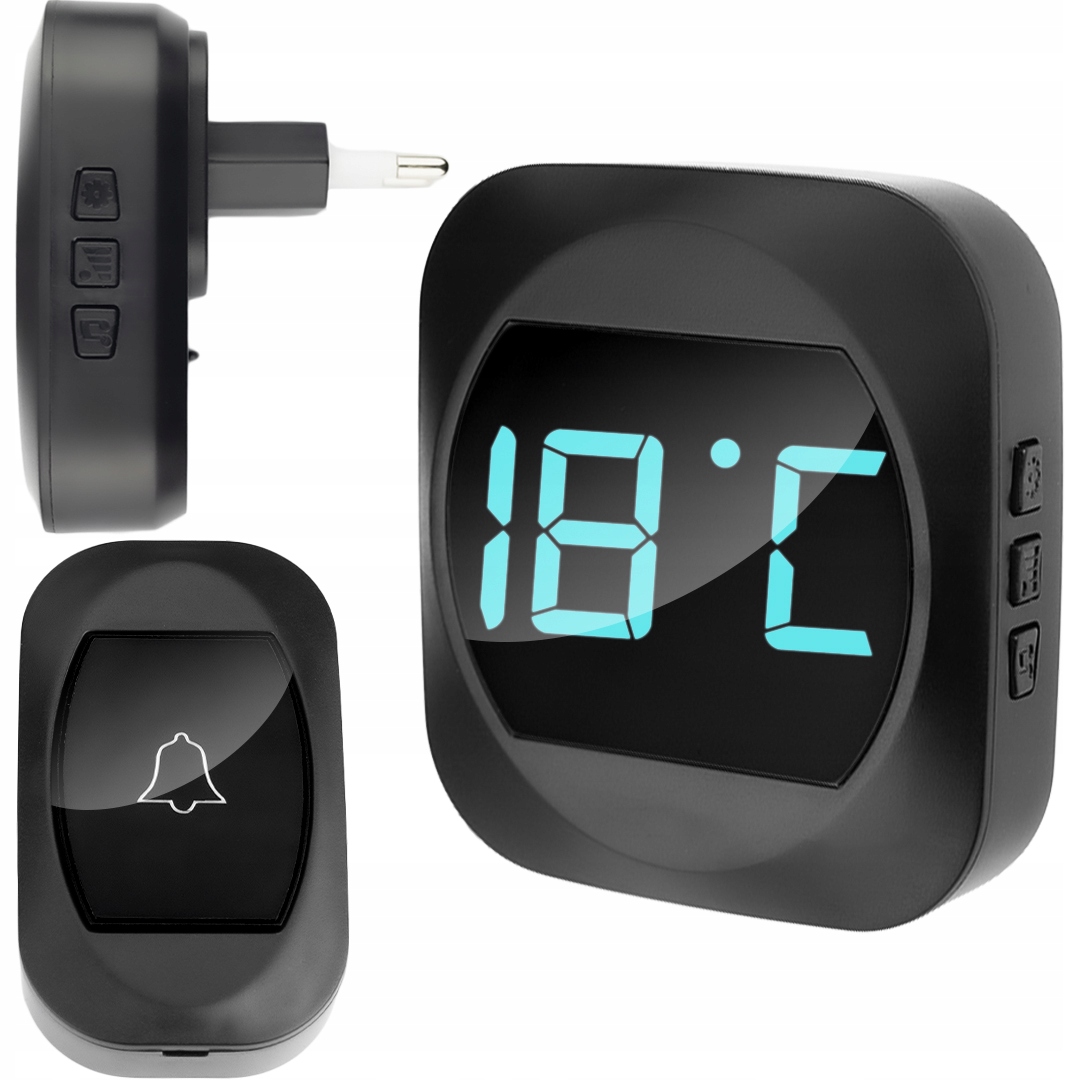 

Dzwonek Bezprzewodowy Wodoodporny 300m Temperatura