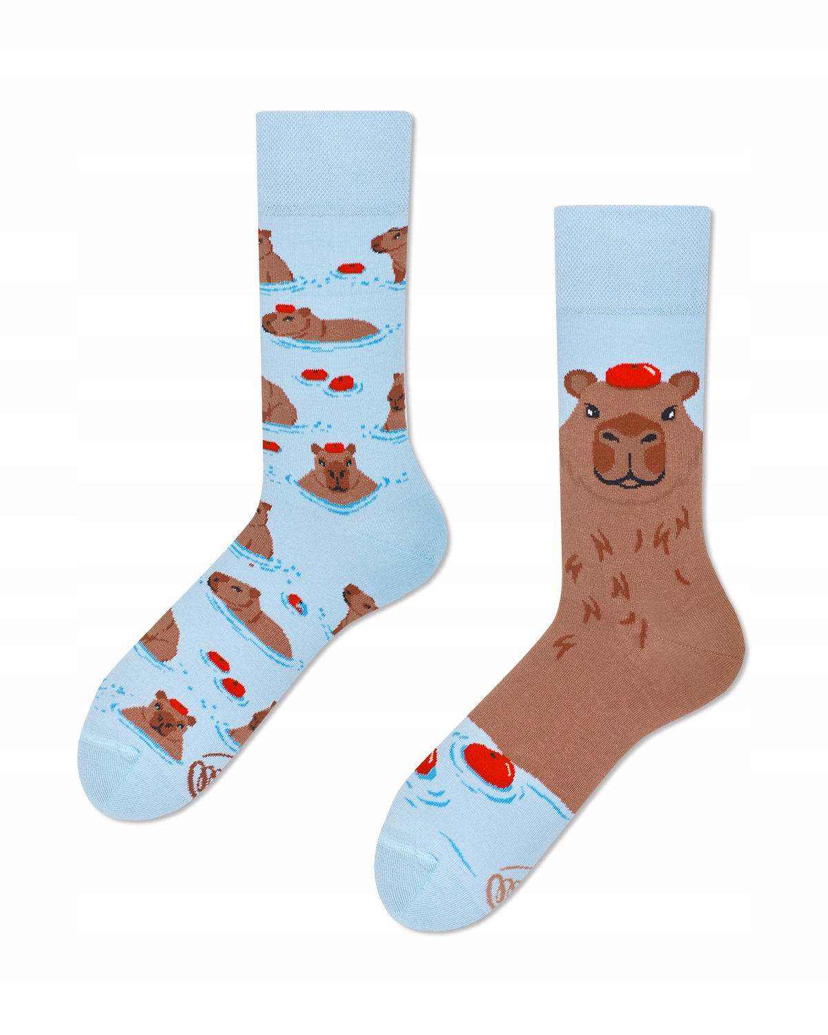 Farebné ponožky MANYMORNINGS Capybara 35-38