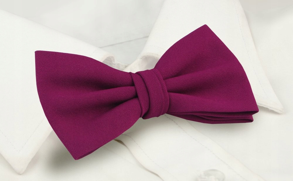 Mucha Męska z Poszetką - Chattier - Magenta Marka inna