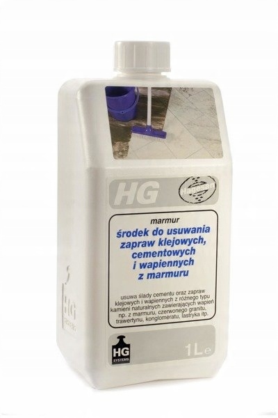 

Hg usuwanie zapraw klejowych cementowych z marmuru