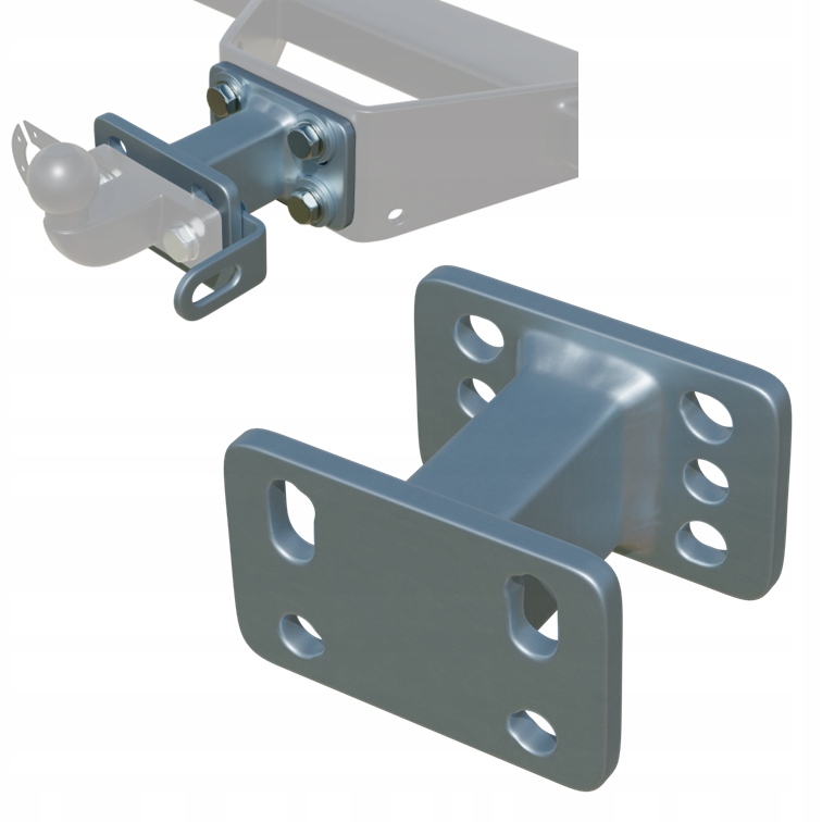 Adaptér guľového ťažného zariadenia 125 mm pre Ford Tourneo Custom 2012-