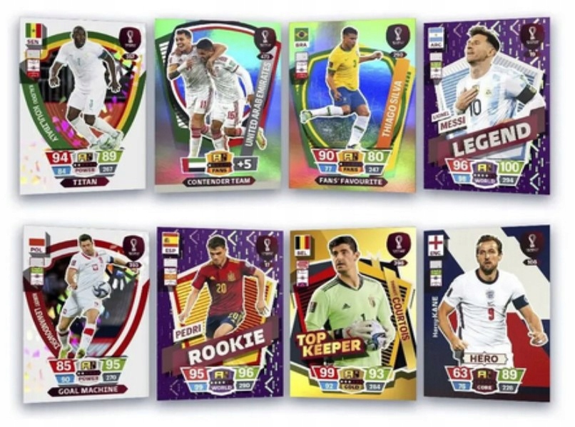 KARTY PIŁKARSKIE FIFA WORLD QATAR 2022 BOX 24 MEGA 189,90 zł