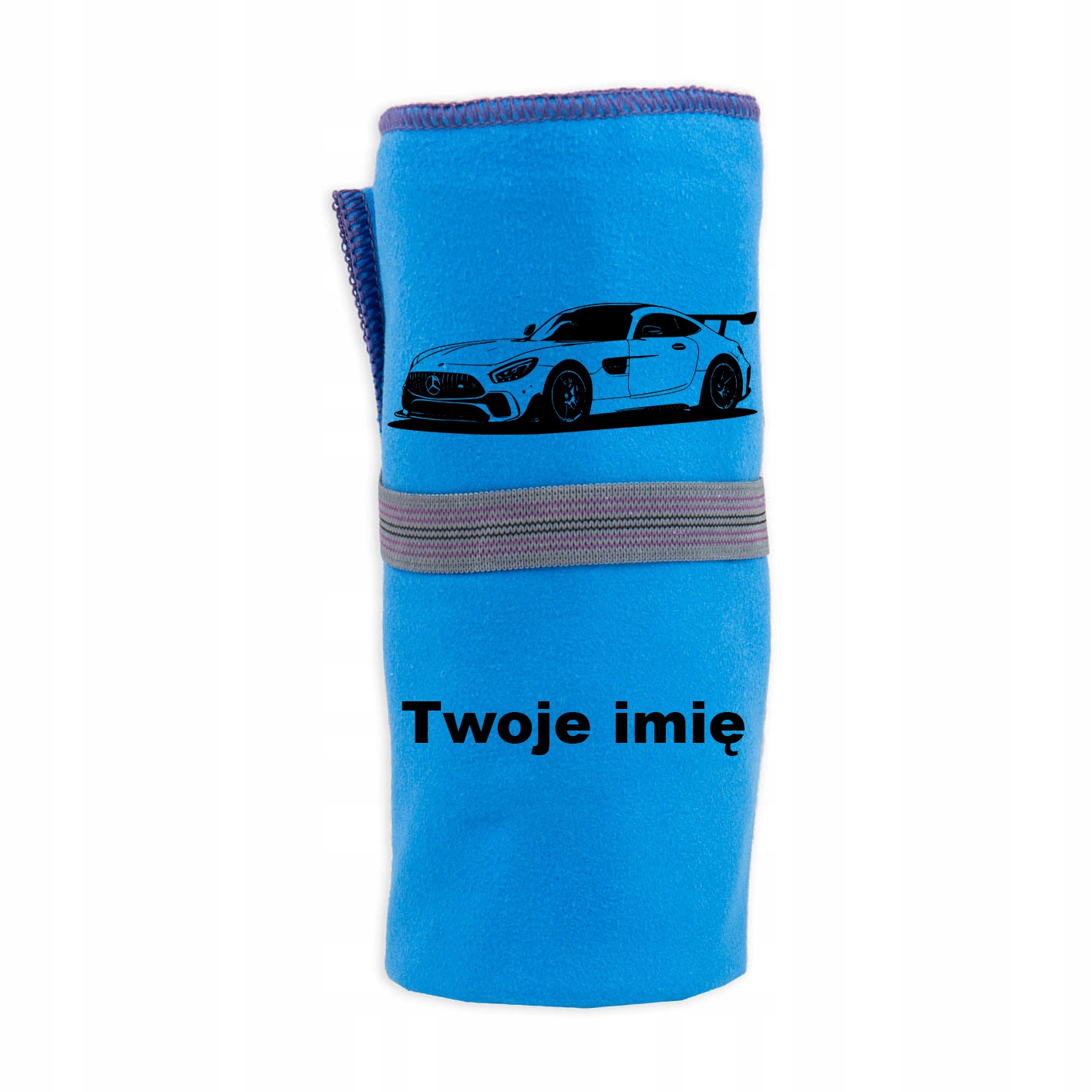 dla fana aut Gt personalizowany ręcznik z grawerem imię 72x90