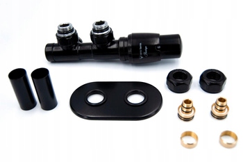 Vario Term termostatický inštalačný set All In One Twins pravý čierny