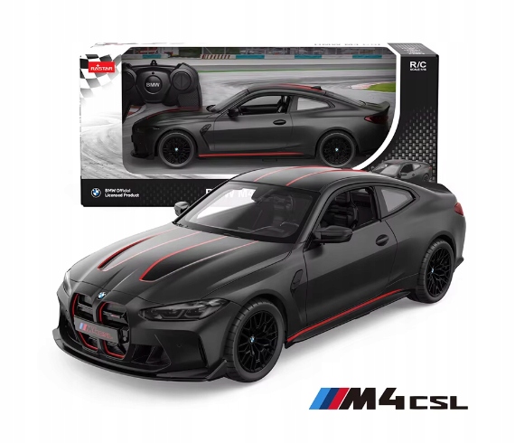 Rastar Bmw M4 Csl 1:16 czarny zdalnie sterowany samochód