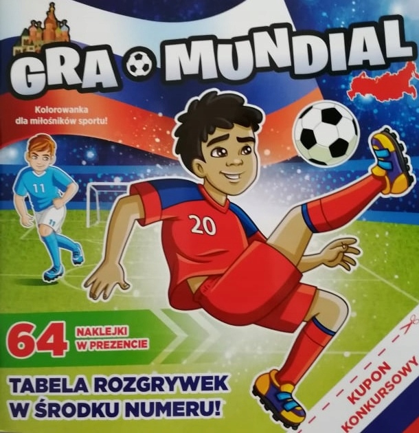 Gra O Mundial. 64 Naklejek