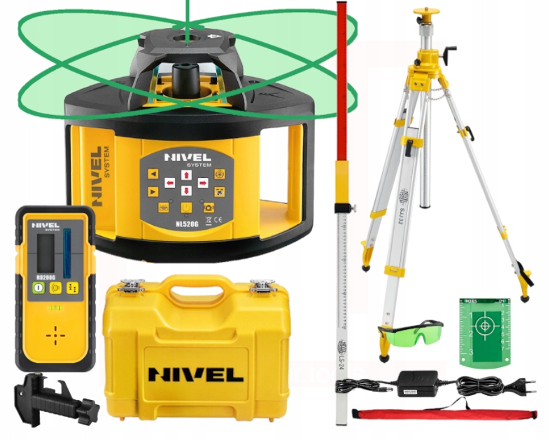 NIVEL SYSTEM NL520G NIWELATOR LASEROWY ZIELONY