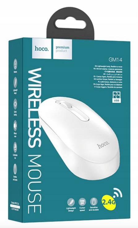

Hoco Mysz komputerowa GM14 bezprzewodowa 2.4G