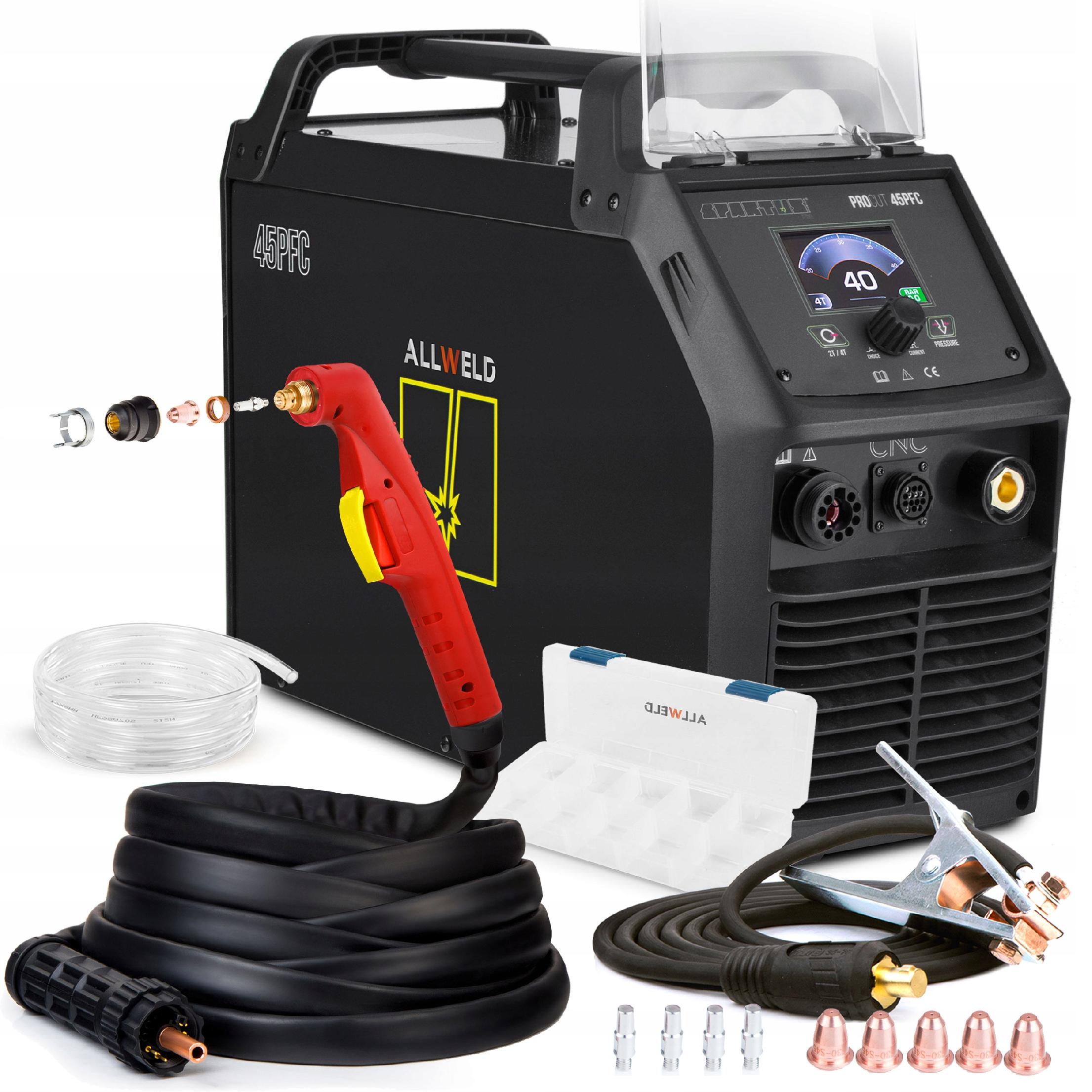 Plazmová Řezačka Plasma Spartus Pro Cut 45 Cnc 230V 40A 25 MM Alu Pfc