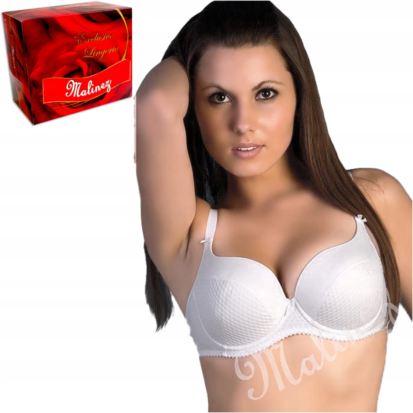 BIUSTONOSZ USZTYWNIANY MALINEZ NICOLE BIAŁY 85C 13133481010 Allegro.pl