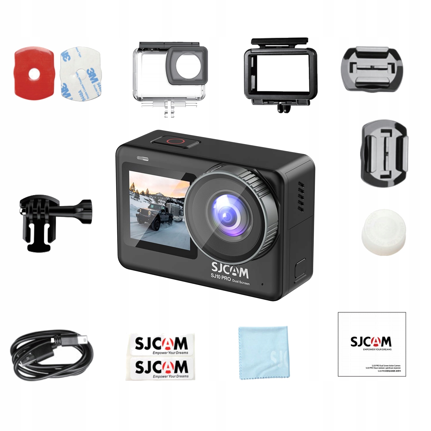 Kamera Športová Sjcam SJ10 Pro Dual Screen 4K 60 Fps
