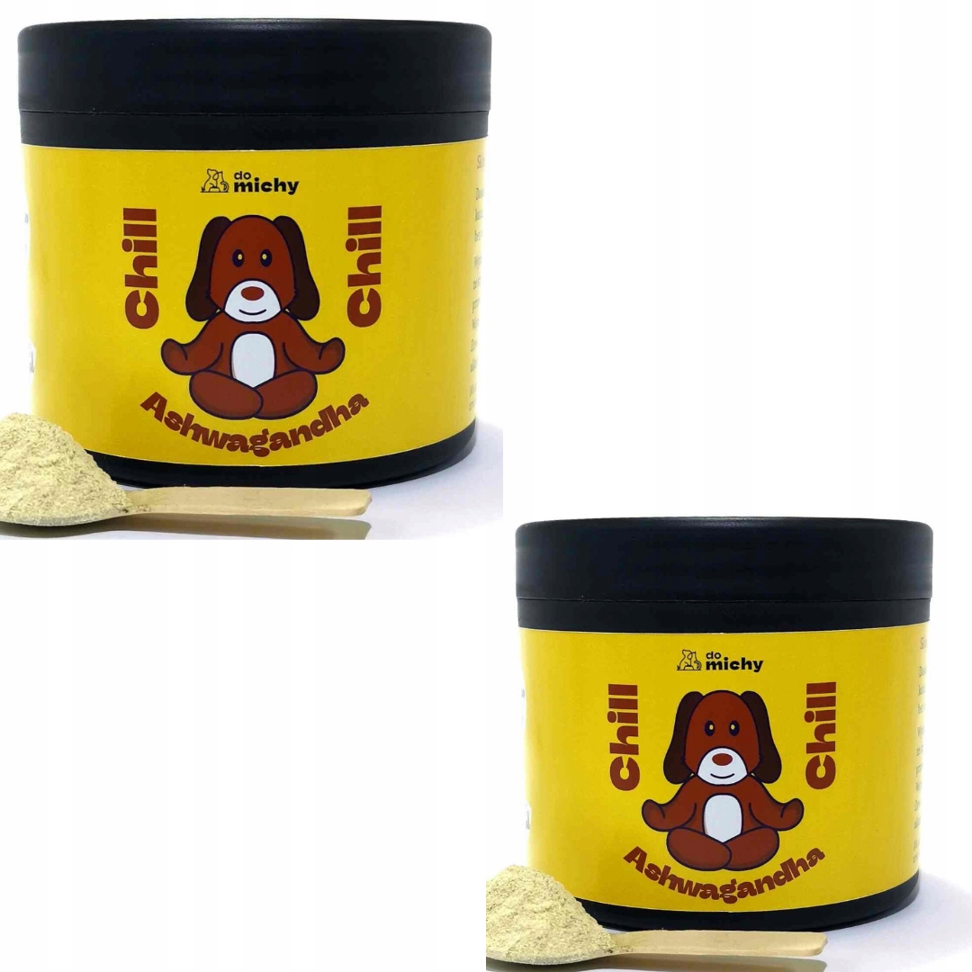 Levně Chill Ashwagandha uklidňující sada pro psa a kočku Do michy 2 x 200 g