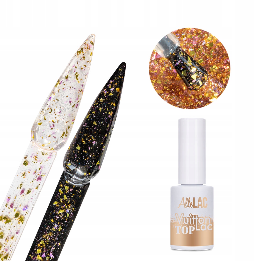 

Top Hybrydowy Drobinki Brokat Gold Vuitton 5G