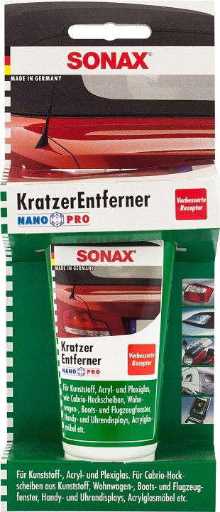 SONAX PASTA DO USUWANIA ZADRAPAŃ I RYS Z PLASTIKU