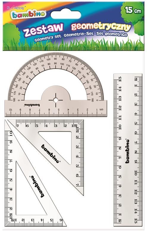 

Zestaw Geometryczny 4 El. 15CM Bambino