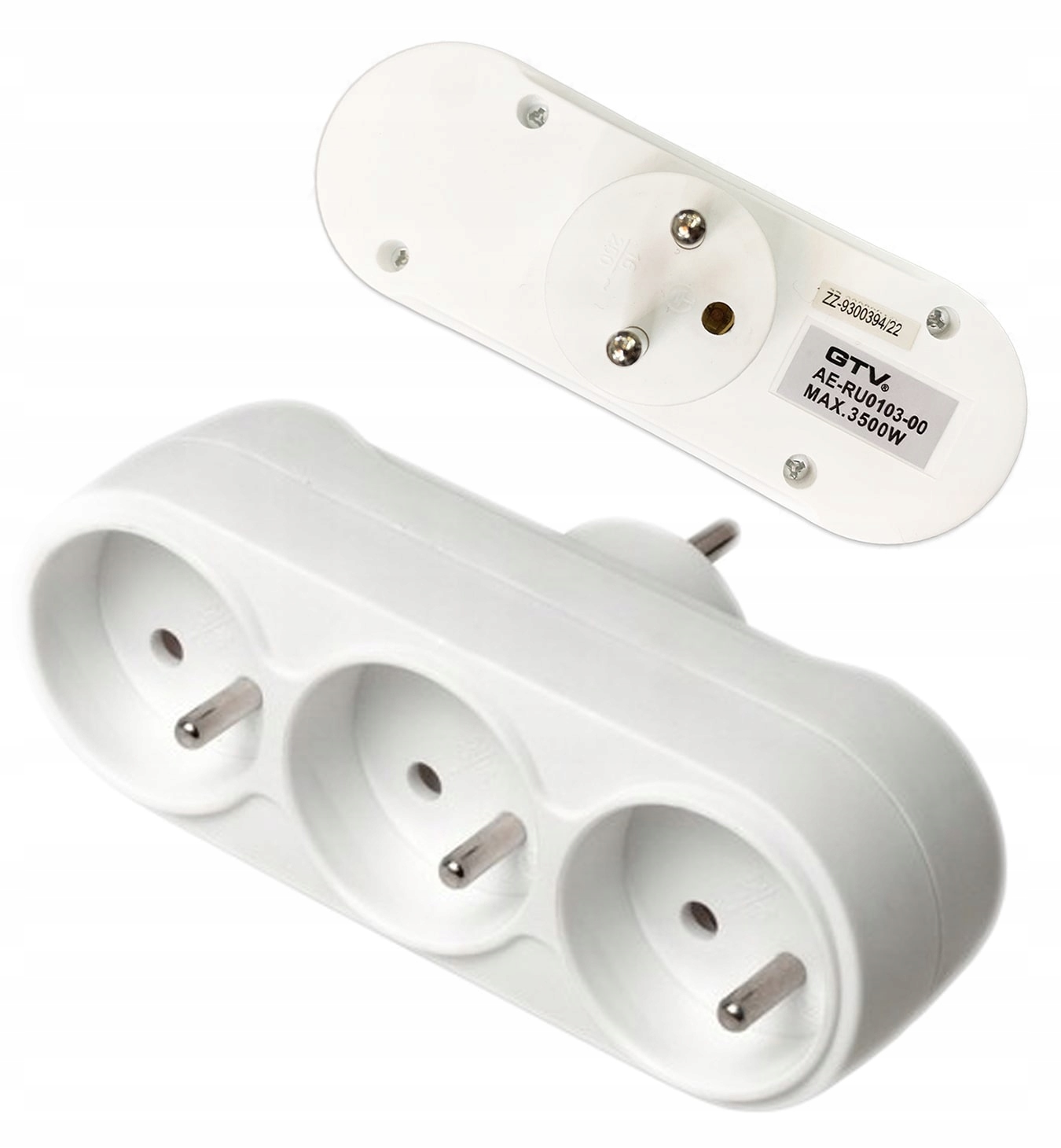 

Rozgałęźnik Elektryczny Złodziejka Potrójny 3x2P+Z