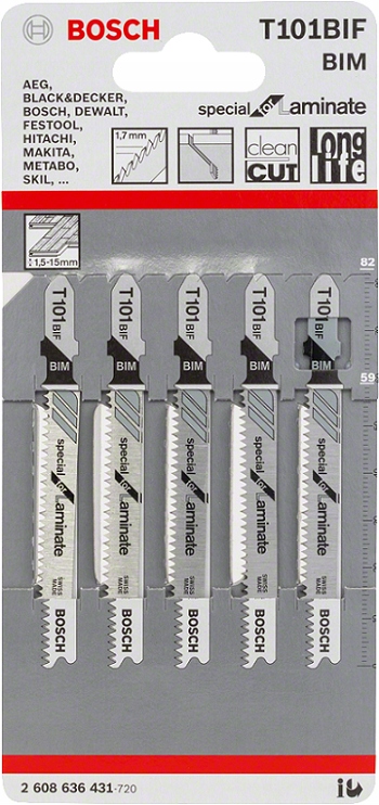 BRZESZCZOT DO WYRZYNARKI T101BIF LAM 5SZT. Kod producenta 2608636431