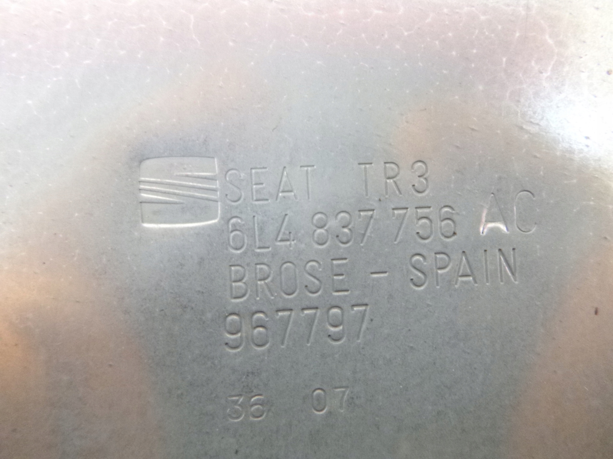 MÉCANISME VITRE AVANT DROITE SEAT IBIZA III 5D 07R.