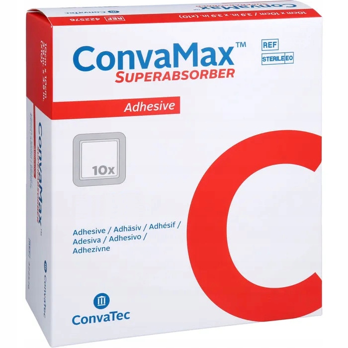 

Opatrunek z superabsorbentem ConvaMax 10x10 Adh 1x