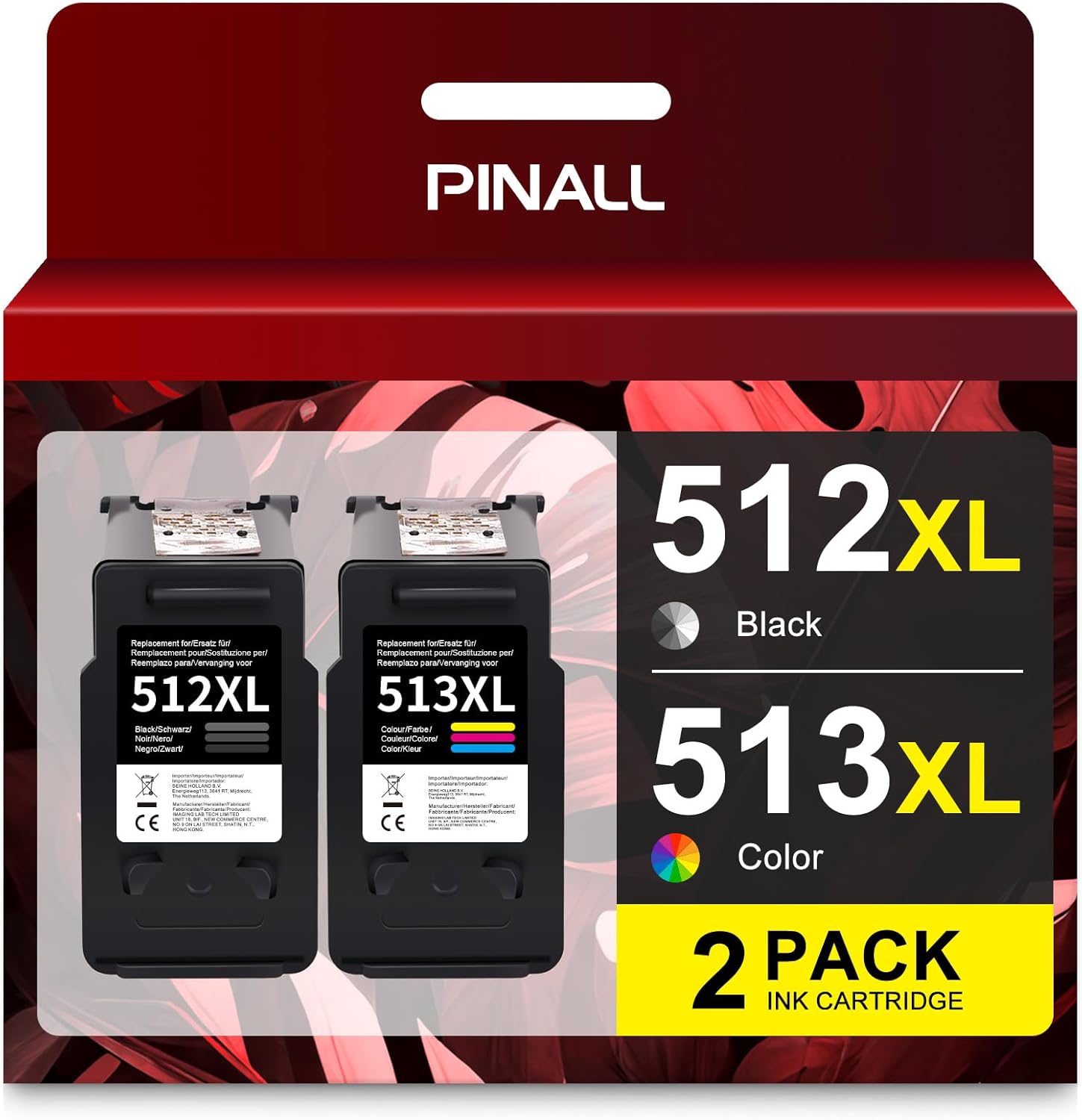 Tusze Do Canon Zestaw Czarny PG512 XL CL513 XL Kolor iP2700 MP240 MP250