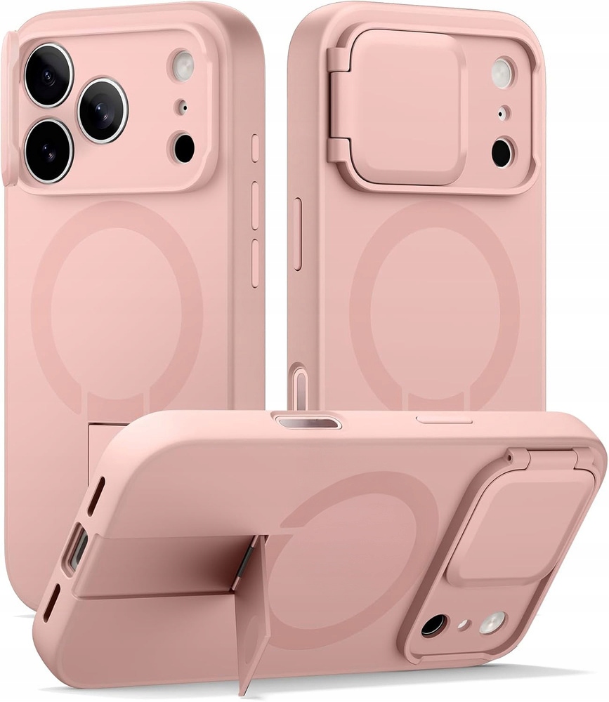 Pouzdro Suritch pro iPhone 17 Pro Max, ochrana fotoaparátu pomocí stojánku MagSafe