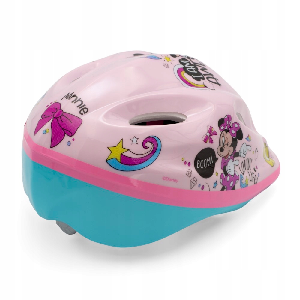 4x OCHRANIACZE KASK ROWEROWY DISNEY MINI MINNIE Kolor odcienie różu