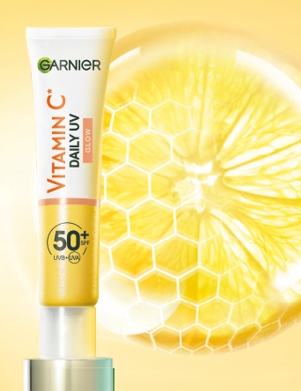 Очищаючий гель для обличчя + сироватка + крем SPF50+ Garnier — фото 10