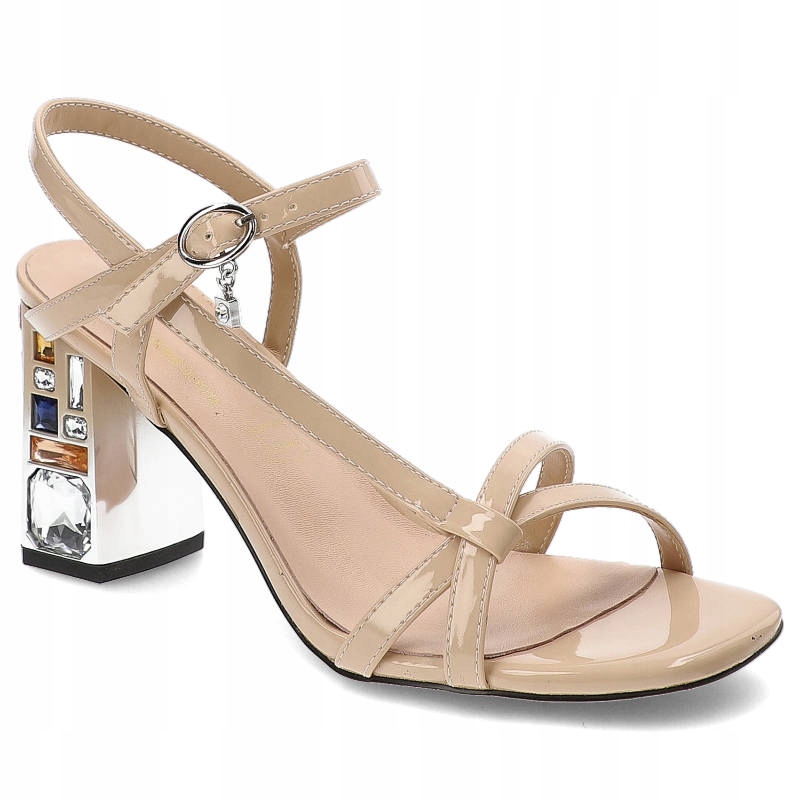 Béžové sandály S.Barski Elegantní dámské boty