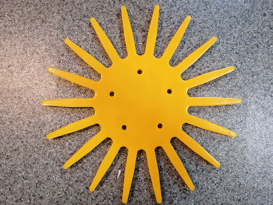 Pielnik d=401 mm 18 ramen, plenková hvězda