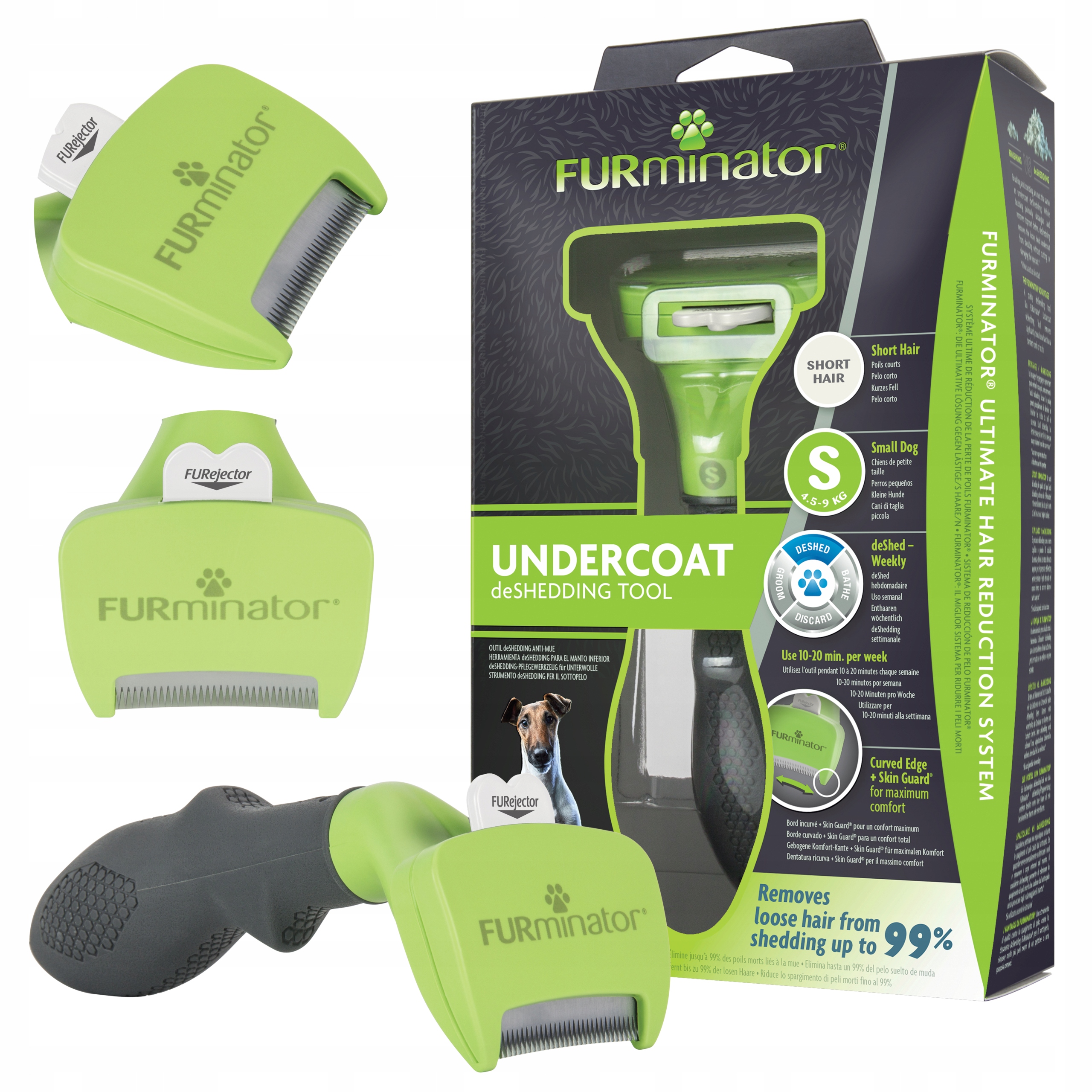 

FURminator S Dla Małych Psów Krótkowłosych