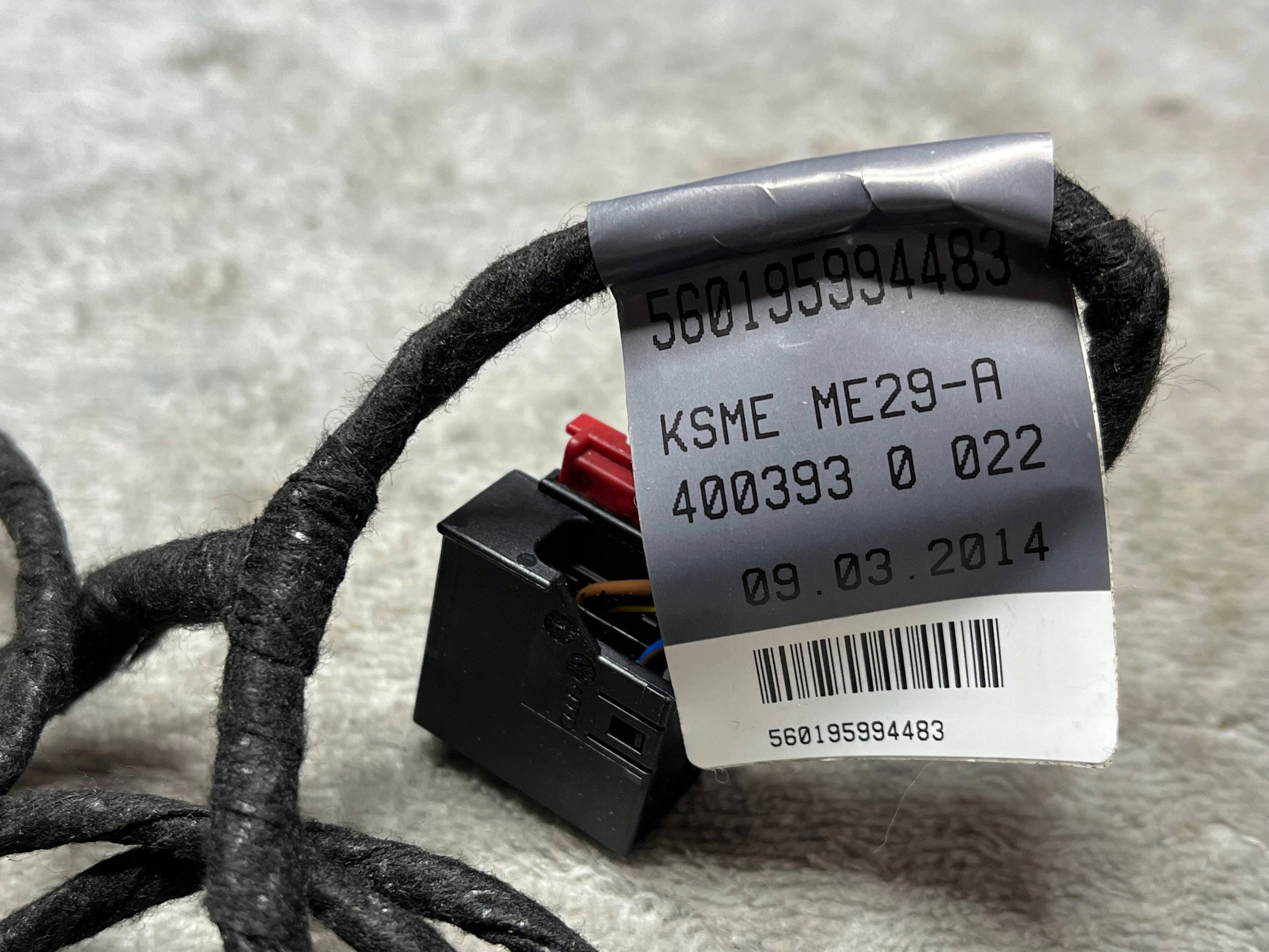 INNA cablaggio PRZEWODOW PIN AUDI OEM 560195994483 !J