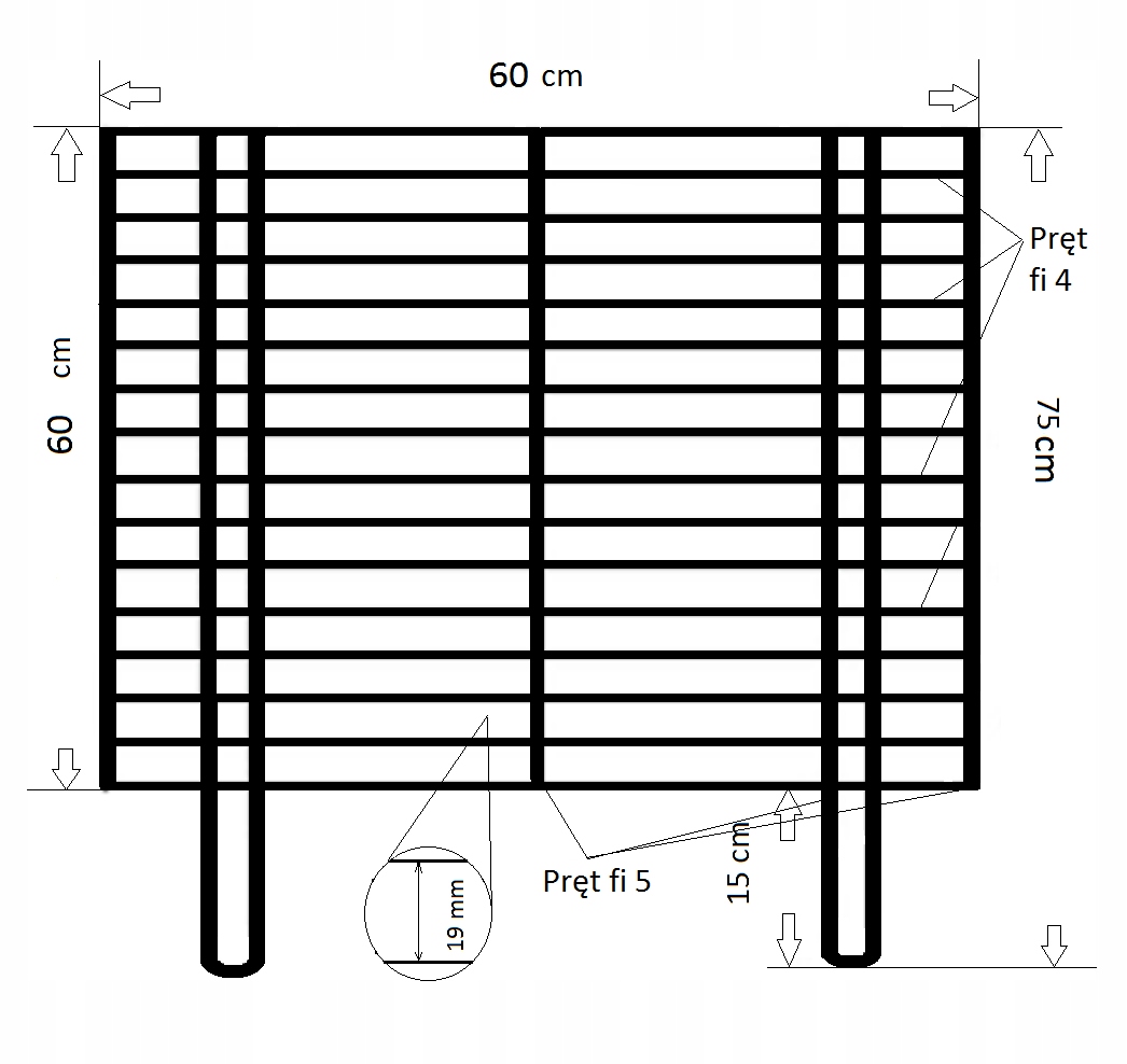 Grate 60x60 Nerezová oceľ Barbecue INOX 304 1.4301