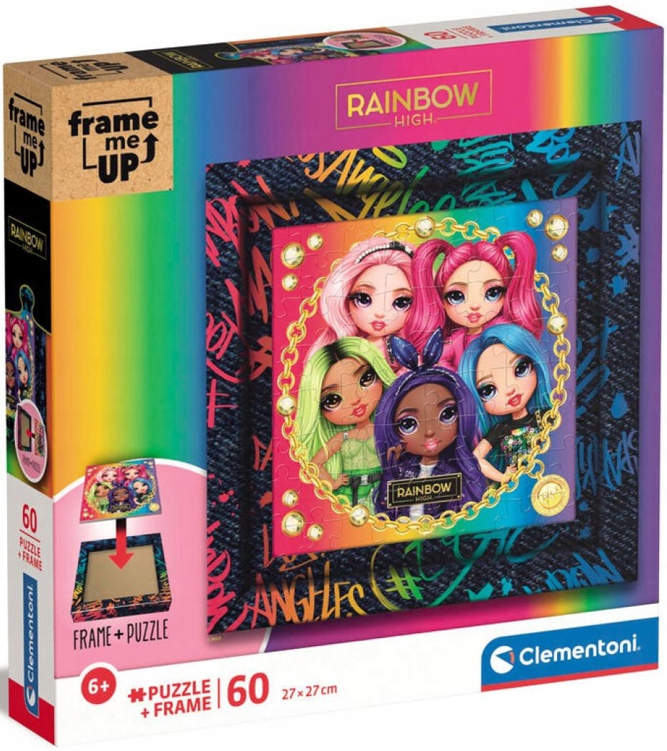 

Clementoni Puzzle Frame Me Up 60 El Rainbow High
