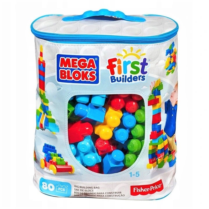 

Blocks Klocki 80 elementów Duża torba