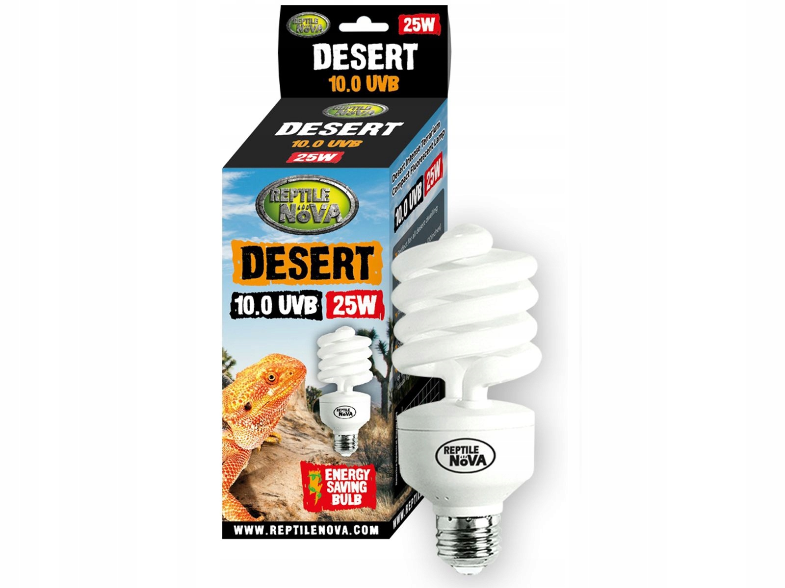 Levně Uvb žárovka Desert 25W 10.0 Reptile Nova