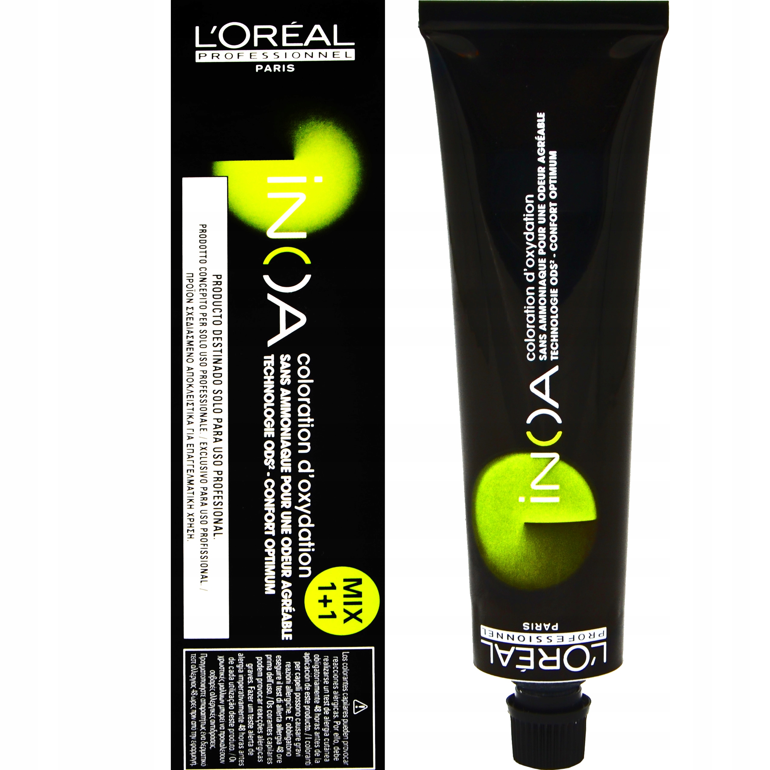 

Farba do wlosów bez amoniaku Loreal Inoa paleta