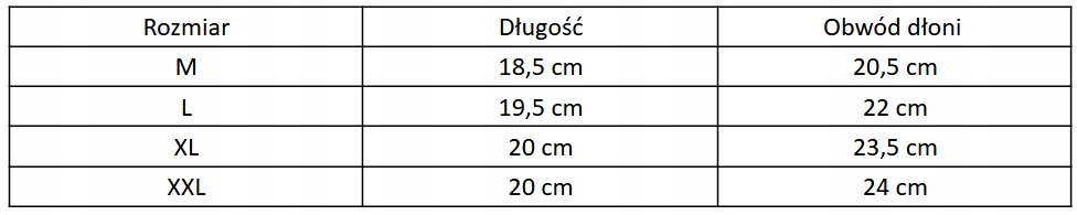 RĘKAWICE FITNESS TRENINGOWE SIŁOWNIA SKÓRZANE XXL Cechy dodatkowe brak