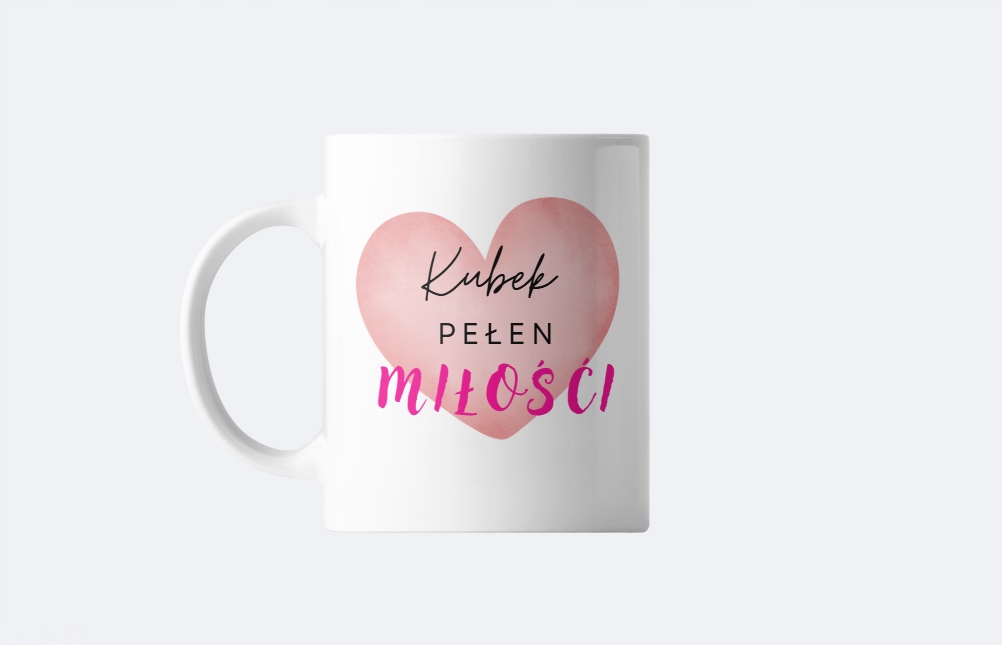 Valentýnský hrnek „Láskyplný hrnek“ jména, personalizace, datum
