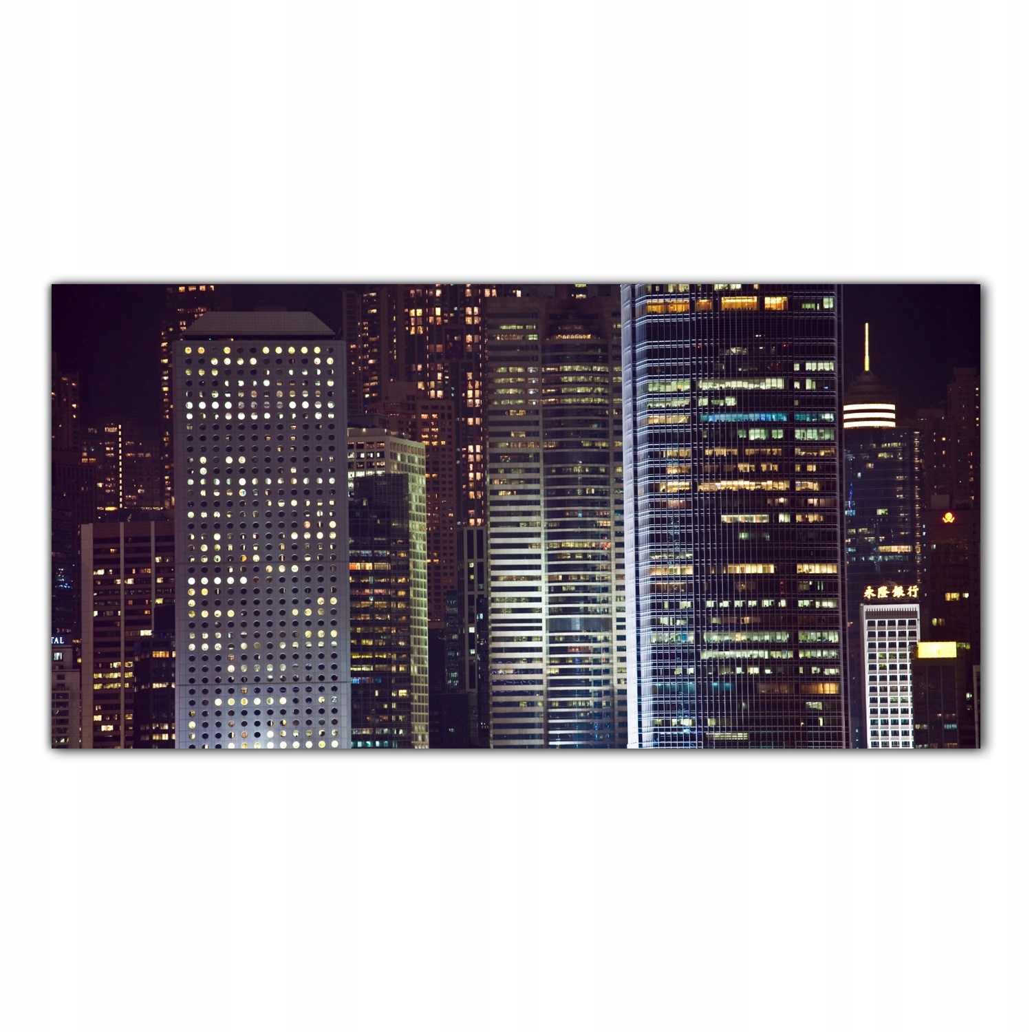 Hongkong Město 100x50 Tvrzené sklo do kuchyně