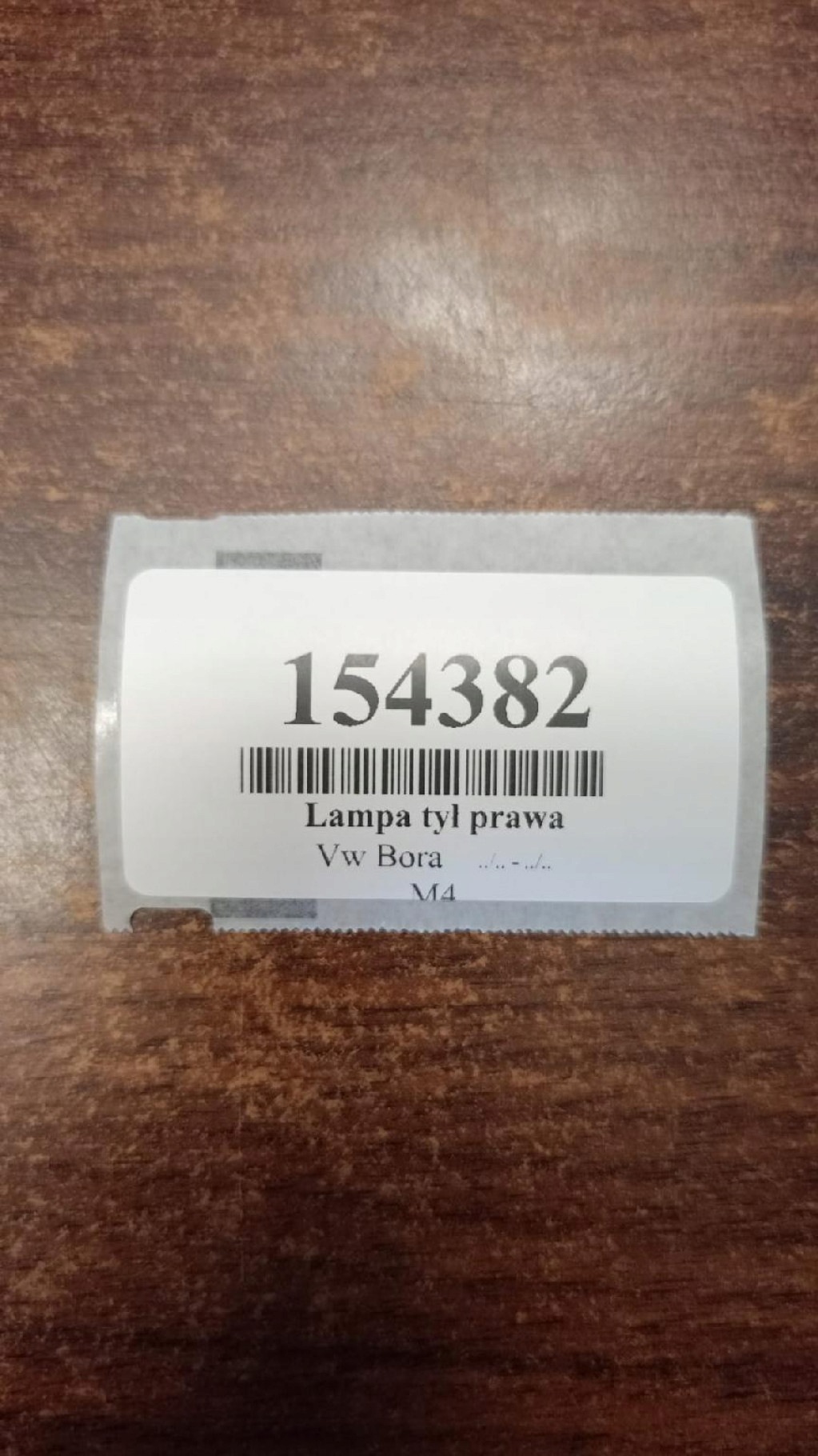 VW BORA light right rear part