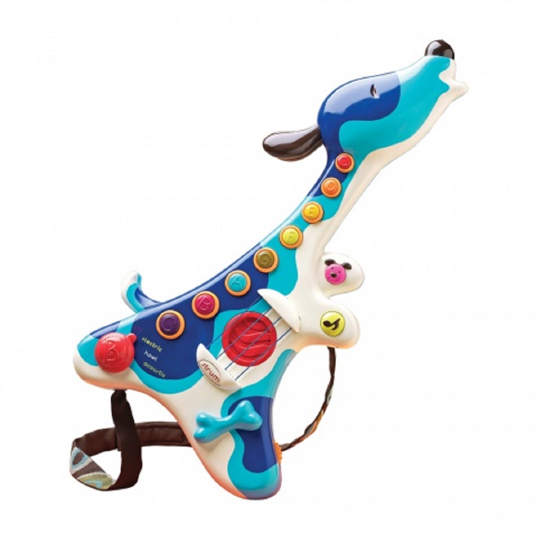 

Gitara elektroniczna piesek Woofer B.Toys 2+