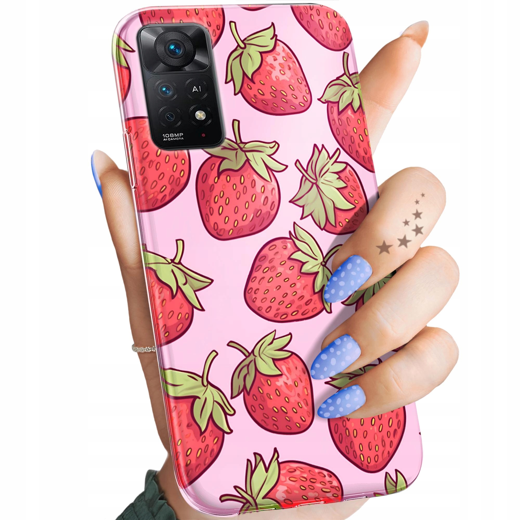 Etui Do Redmi Note 11 Pro 4G (global) 5G (global) 12 Pro 4G Truskawki