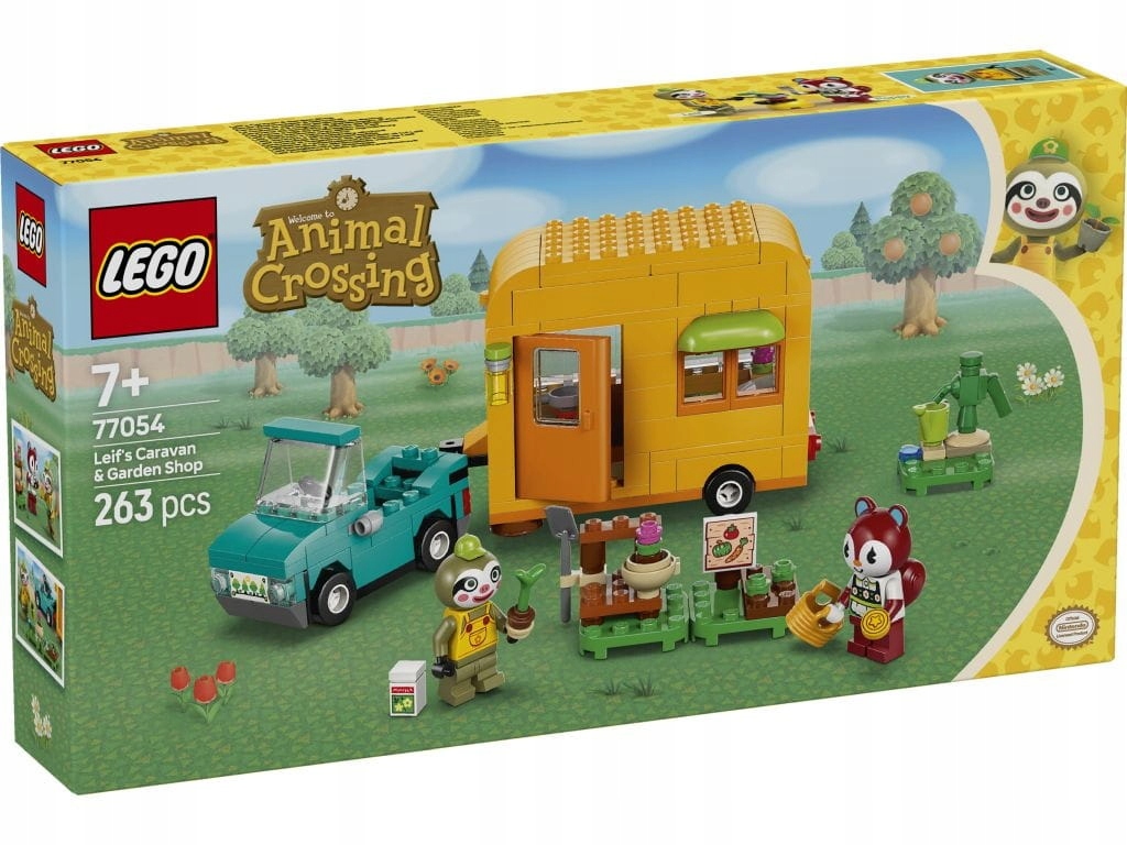 Lego Animal Crossing Leif A Jeho Karavan A Zahradnický Obchod 77054