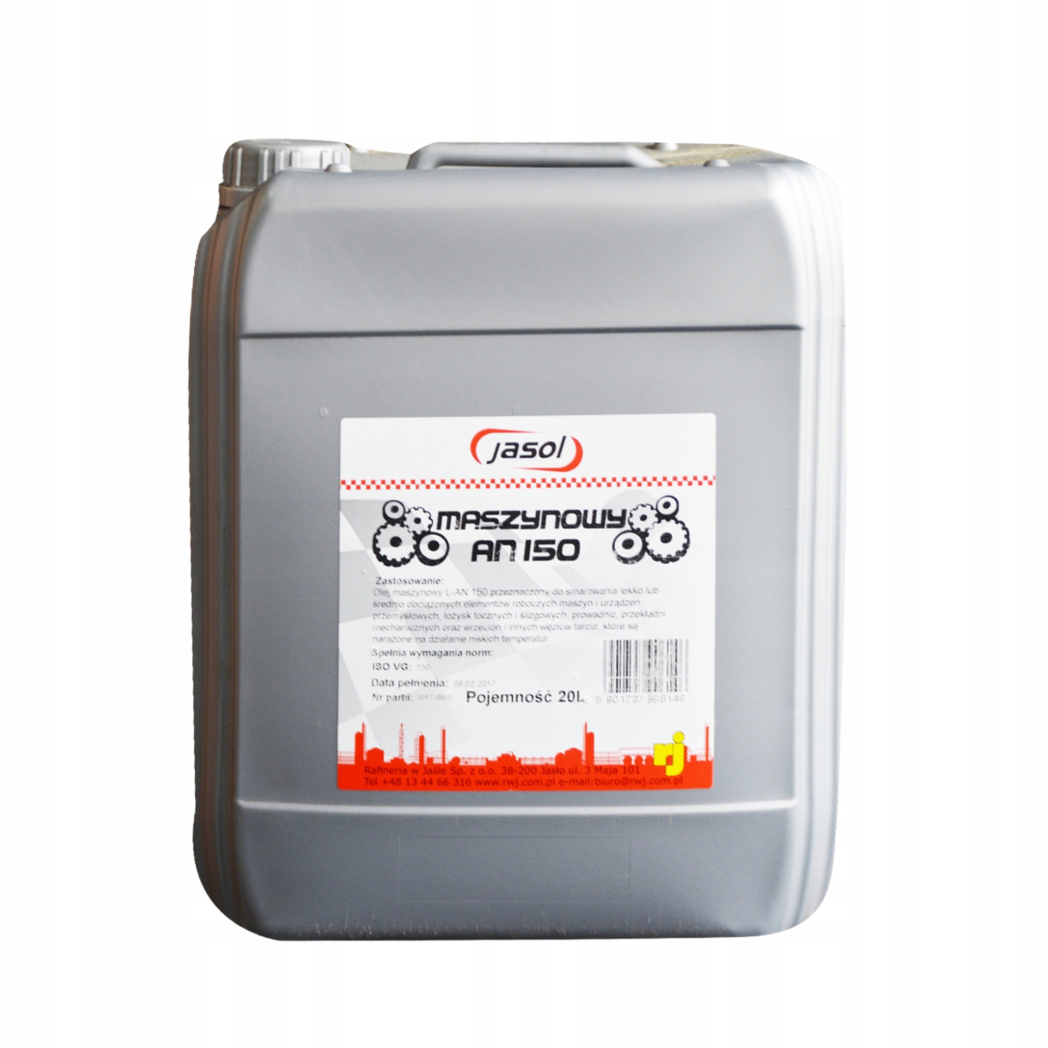 OLEJ MASZYNOWY JASOL LAN 150 20 L .
