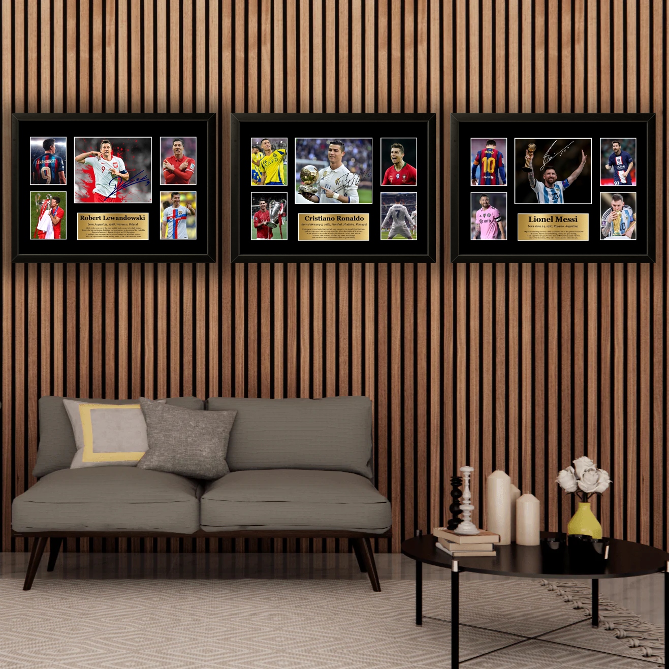 CRISTIANO RONALDO CR7 AUTOGRAF W RAMCE A3 REPRINT OBRAZ ZDJĘCIE KOPIA 30X42 Marka inna