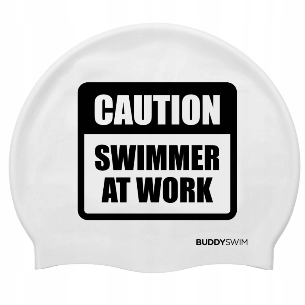 BuddySwim Czepek silikonowy Csw Biały
