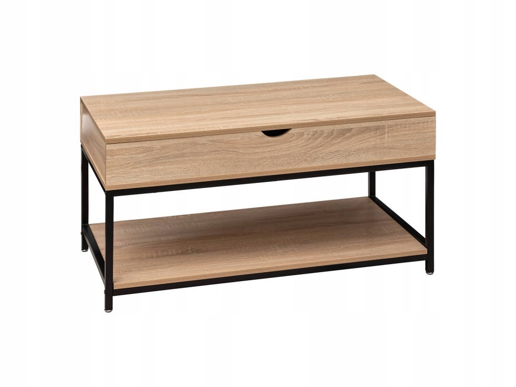 Kávový stolek s výsuvnou deskou Aliaj, 95 x 50 x 51 cm